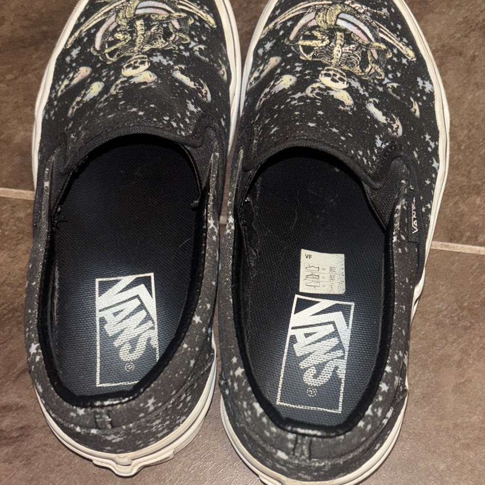 Vans Skeleton Starry Moon Slip on Sneakers - Picture 5 of 5